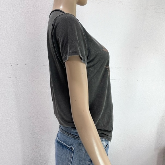 LE LIS shirt gray with motorcycle inspired - Picture 5 of 12